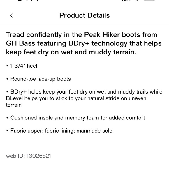 GH bass women peak hiker mid boots - Picture 5 of 11